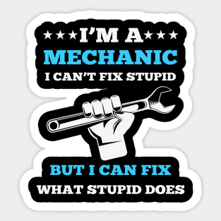 Built to Fix: The Mechanic’s Life Sticker